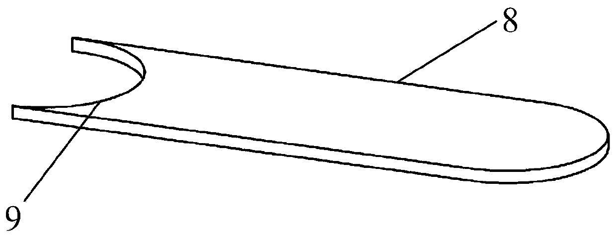 Top-down slippage preventing fixing and limiting device