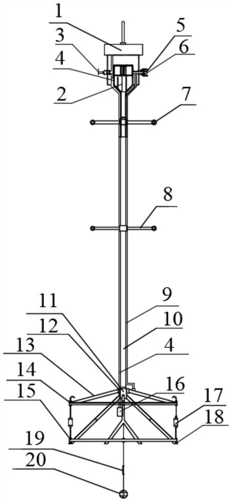 Underwater multifunctional feeding device for ocean net cage culture