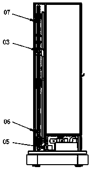 Human body composition detection device through human body three-dimensional scanning