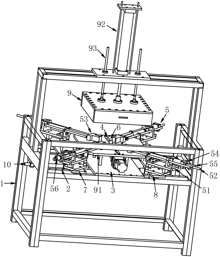 Method and device for assembling and forming wood box