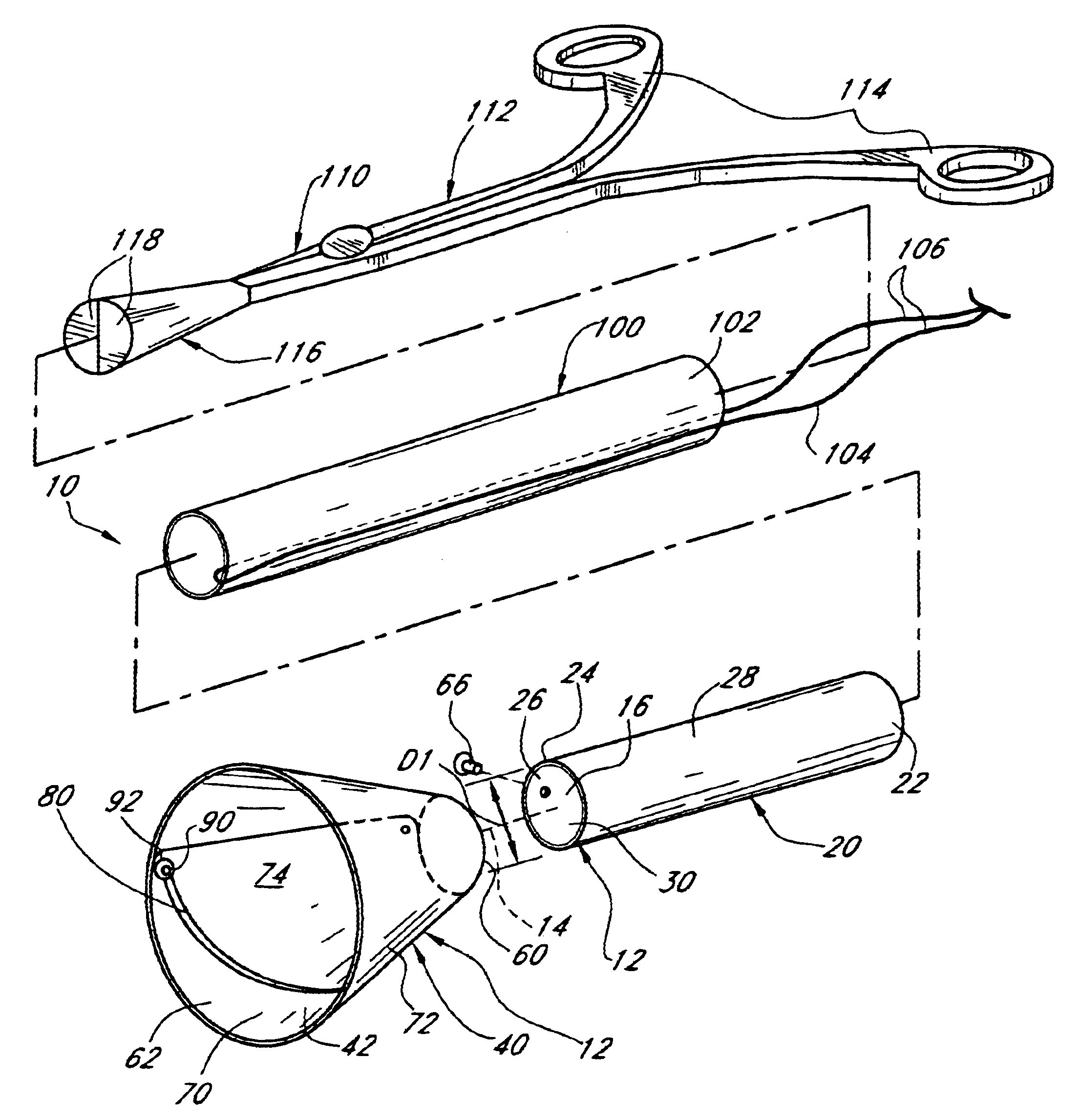 Cannula for receiving surgical instruments