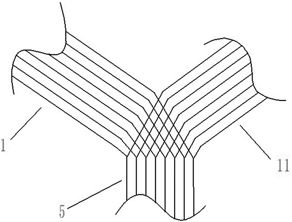 Wire arrangement structure and wire arrangement system using same