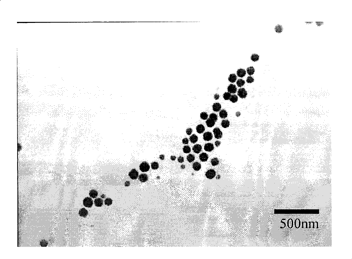 Method for preparing down-conversion fluorescent substrate material gadolinium sodium fluoride nanocrystalline