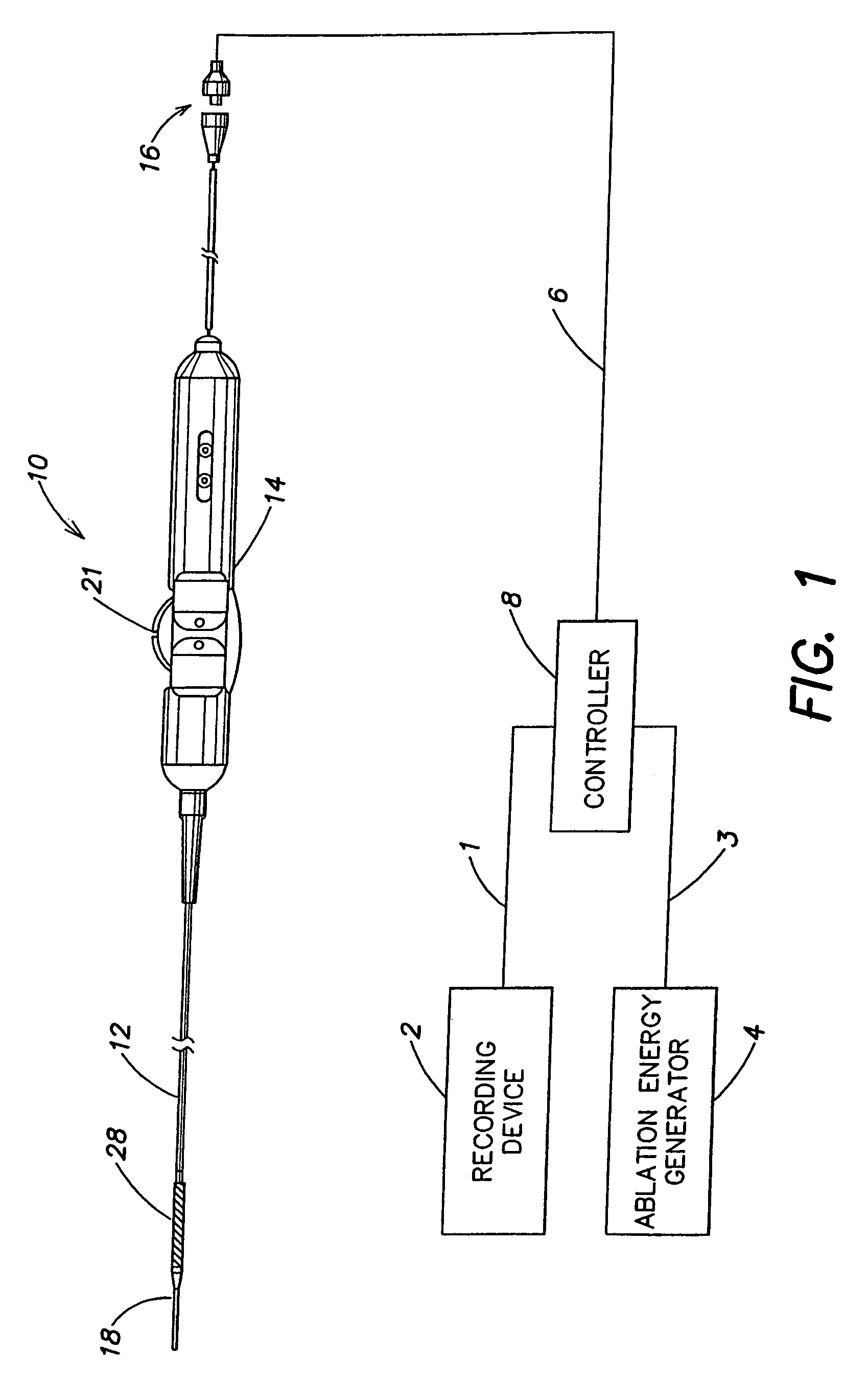 Method and apparatus for control of ablation energy and electrogram acquisition through multiple common electrodes in an electrophysiology catheter