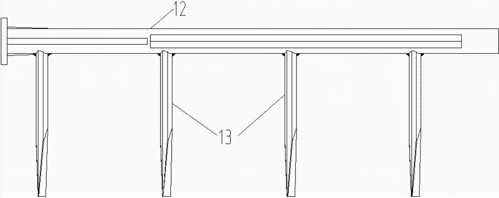 Vertical type multi-layer aerobic biological composting device