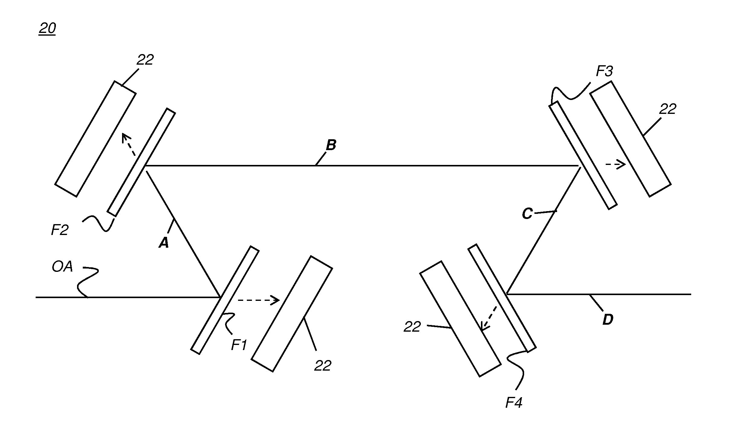 Notch filter system using spectral inversion