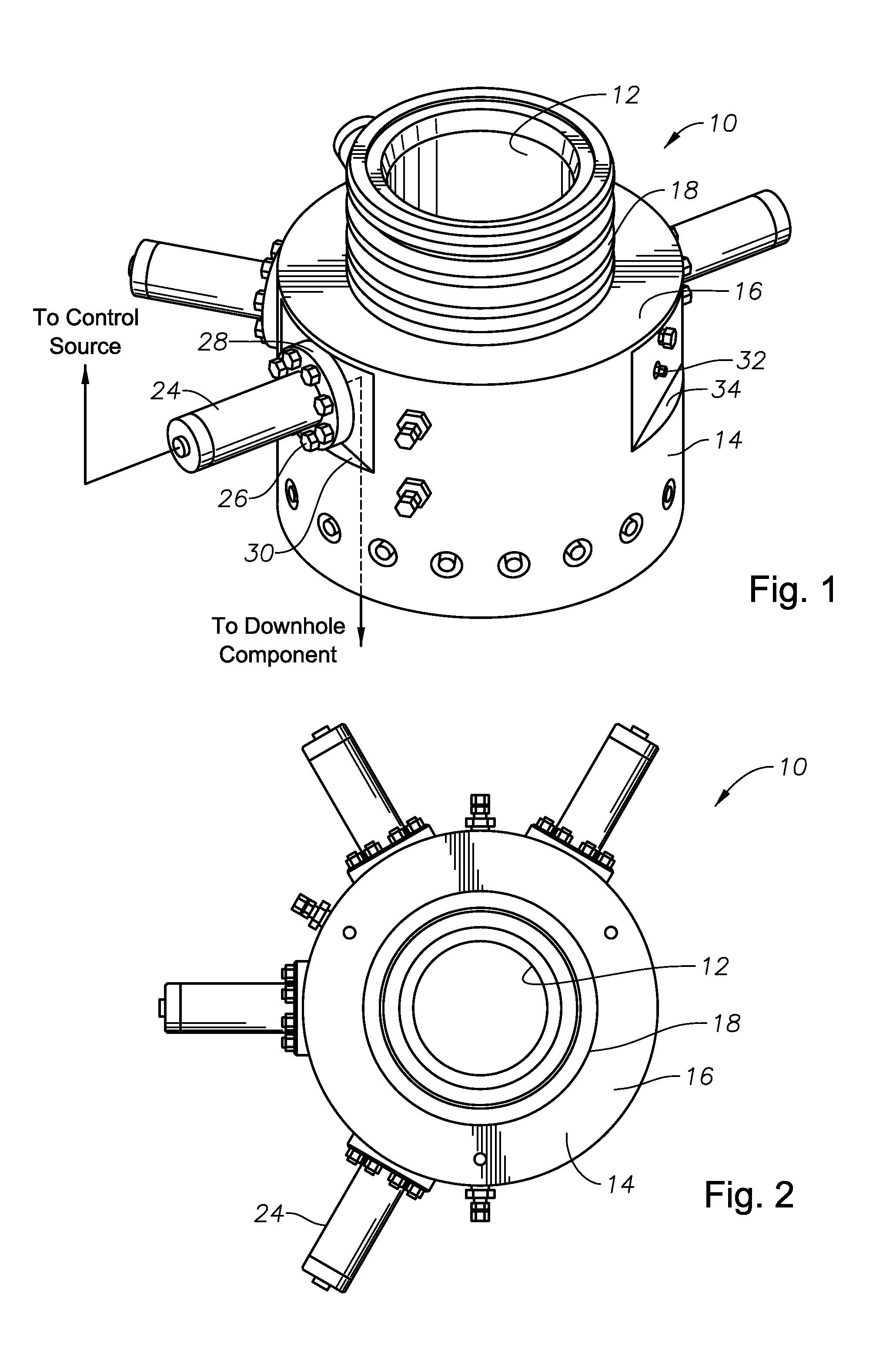 Metal-to-metal sealing arrangement for control line and method of using same