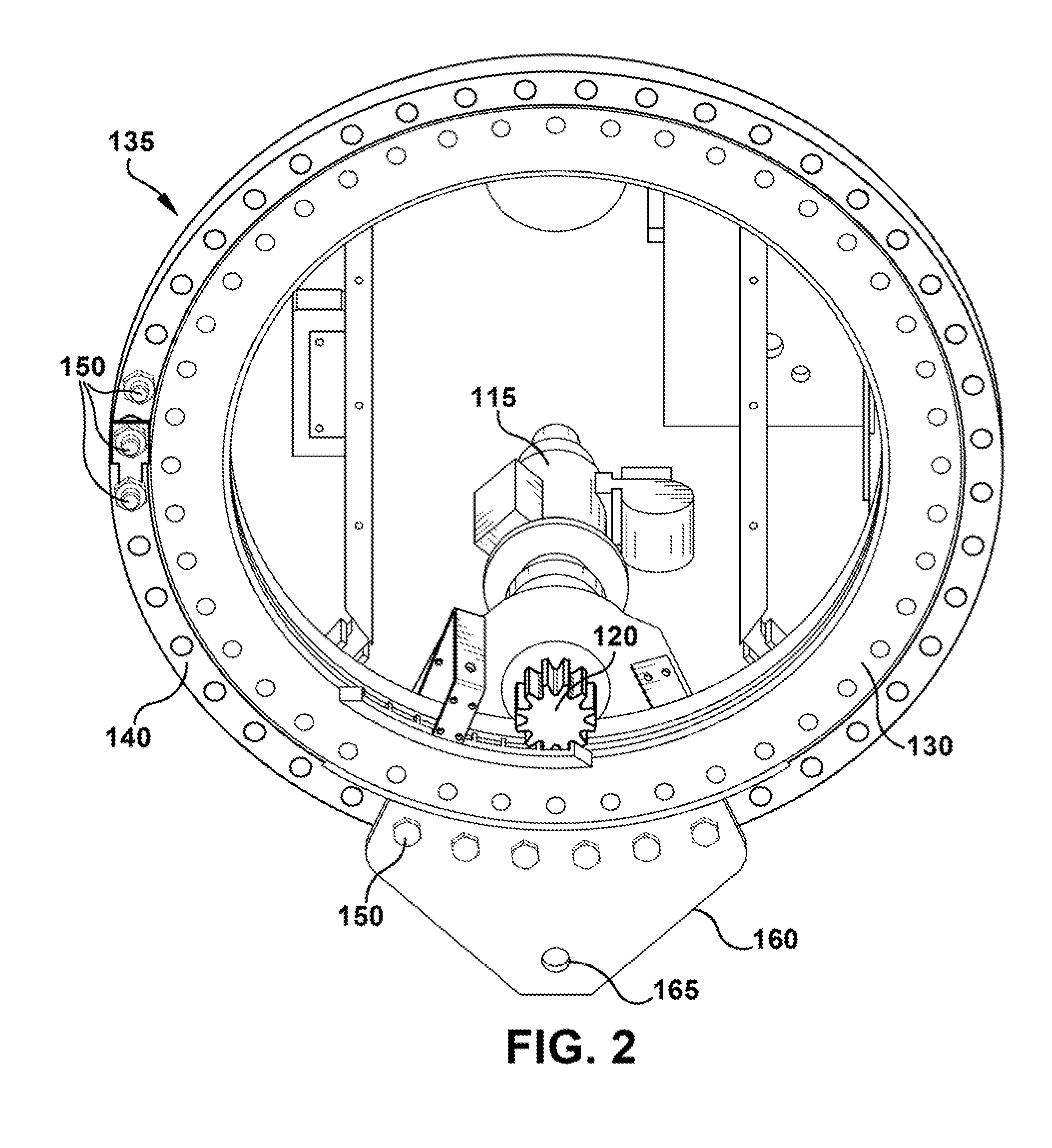 Lowering and raising a single wind turbine rotor blade from six-o'clock position