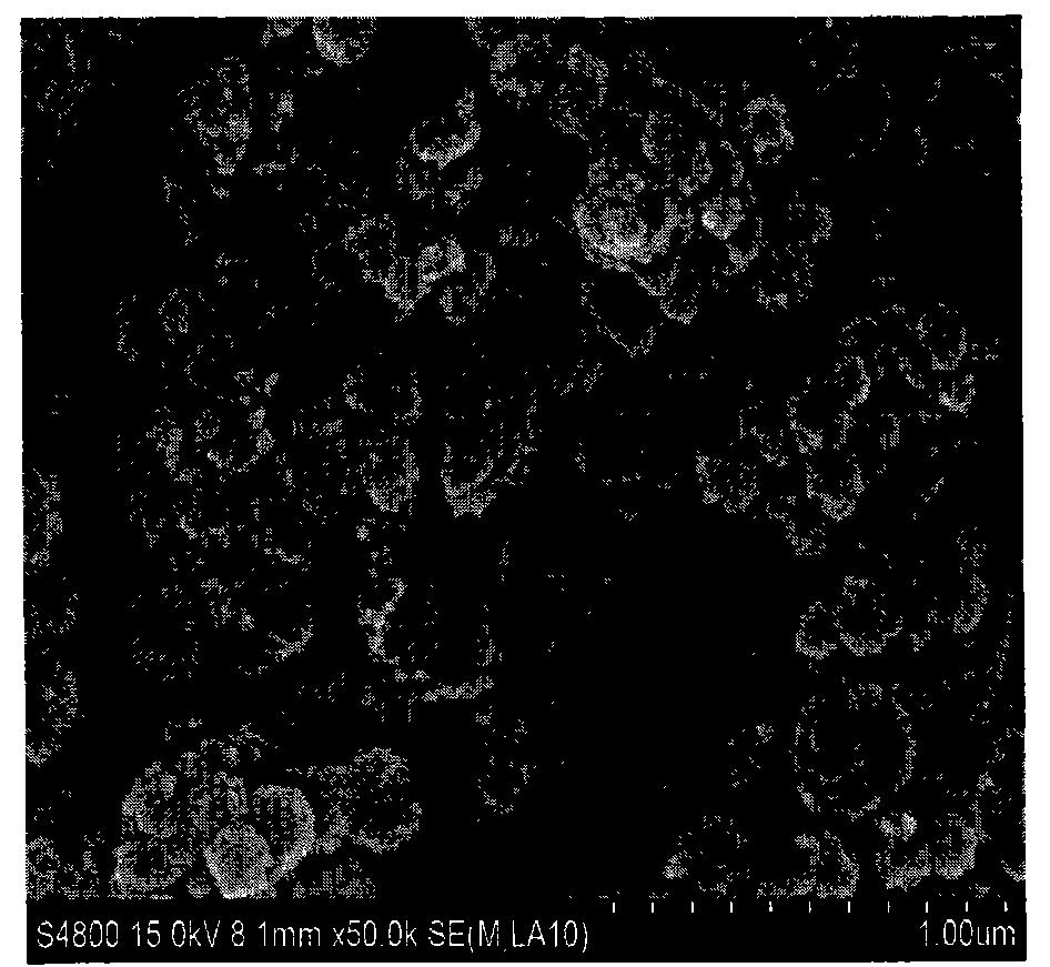 Method for preparing Fe3+doped TiO2 hollow sphere catalyst and application thereof