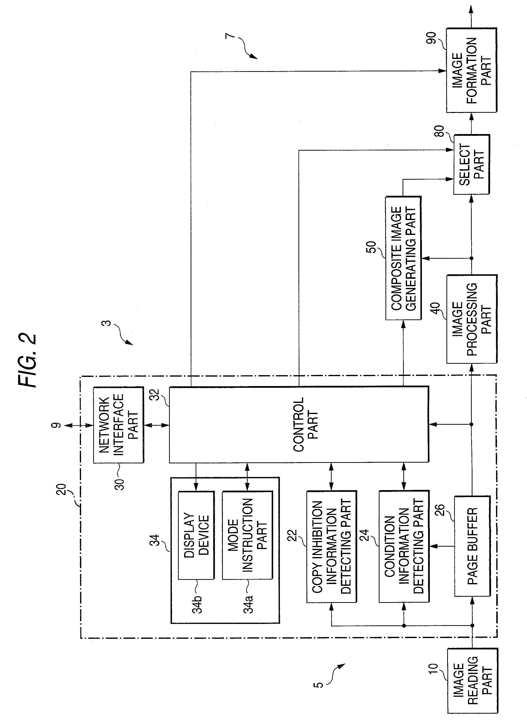 Image generating method, device and program, and illicit copying prevention system