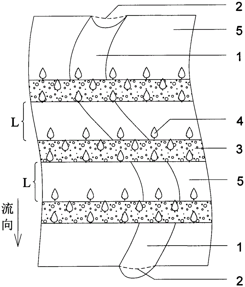 Debris flow sediment transport control method suitable for wide valley type debris flow valley