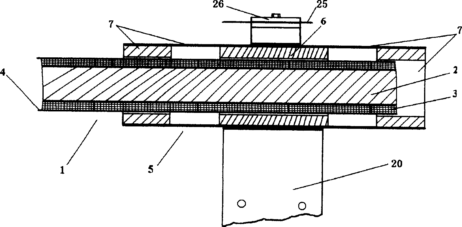 Lift gate installation drived by direct current linear motion actuator