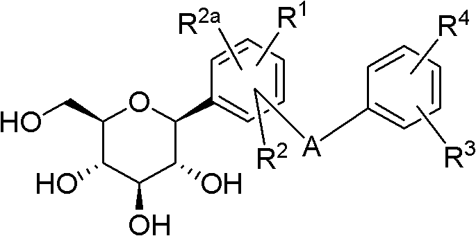 C-glucoside derivatives containing saturated six-membered ring as well as preparation method and application thereof