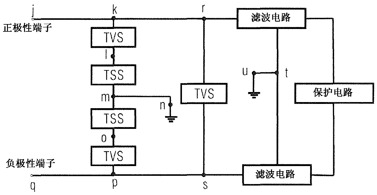 A kind of surge protection circuit and surge protection method