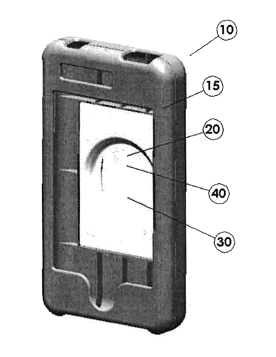 Portable electronic device case with integrated bottle opener