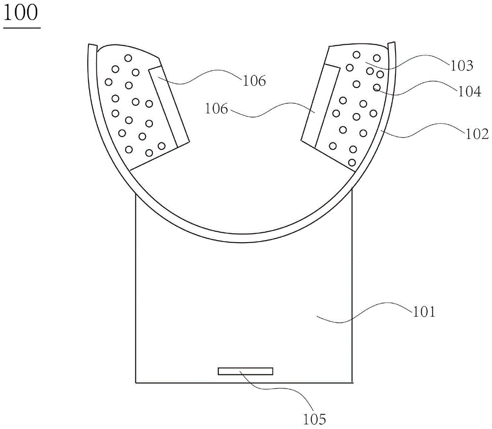 Mouth support component, mouth corner stretching device and mouth corner stretching method