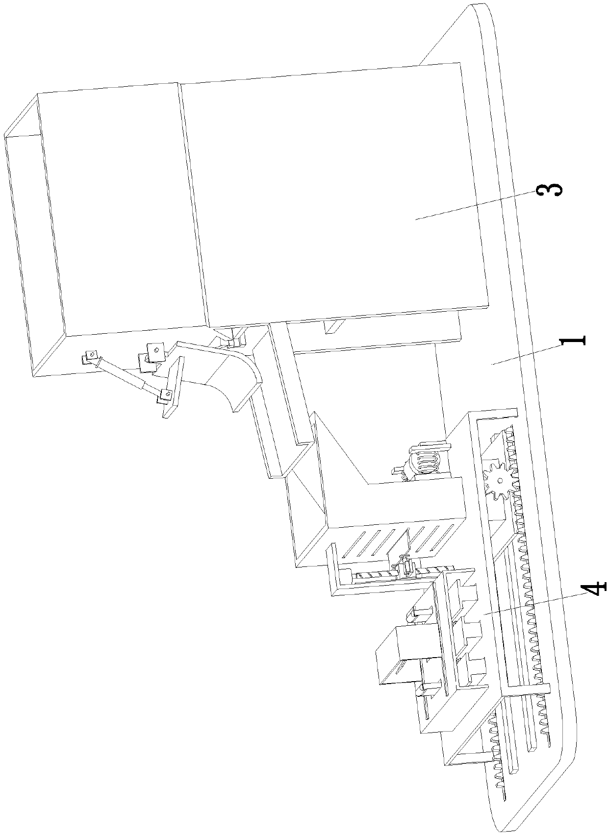 Automatic processing and recovering robot for waste aluminium profiles produced during aluminium alloy machining