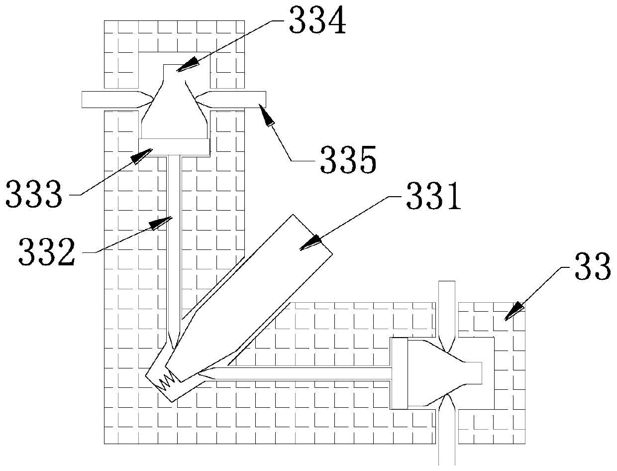 Concrete prefabricated sewage inspection well convenient to install and connect