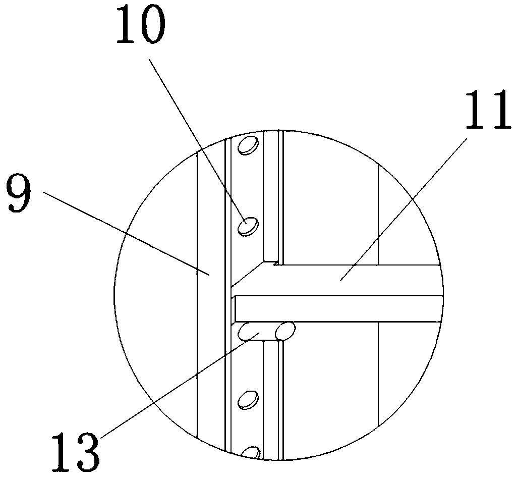 Novel pear-shaped separating funnel and cleaning device thereof