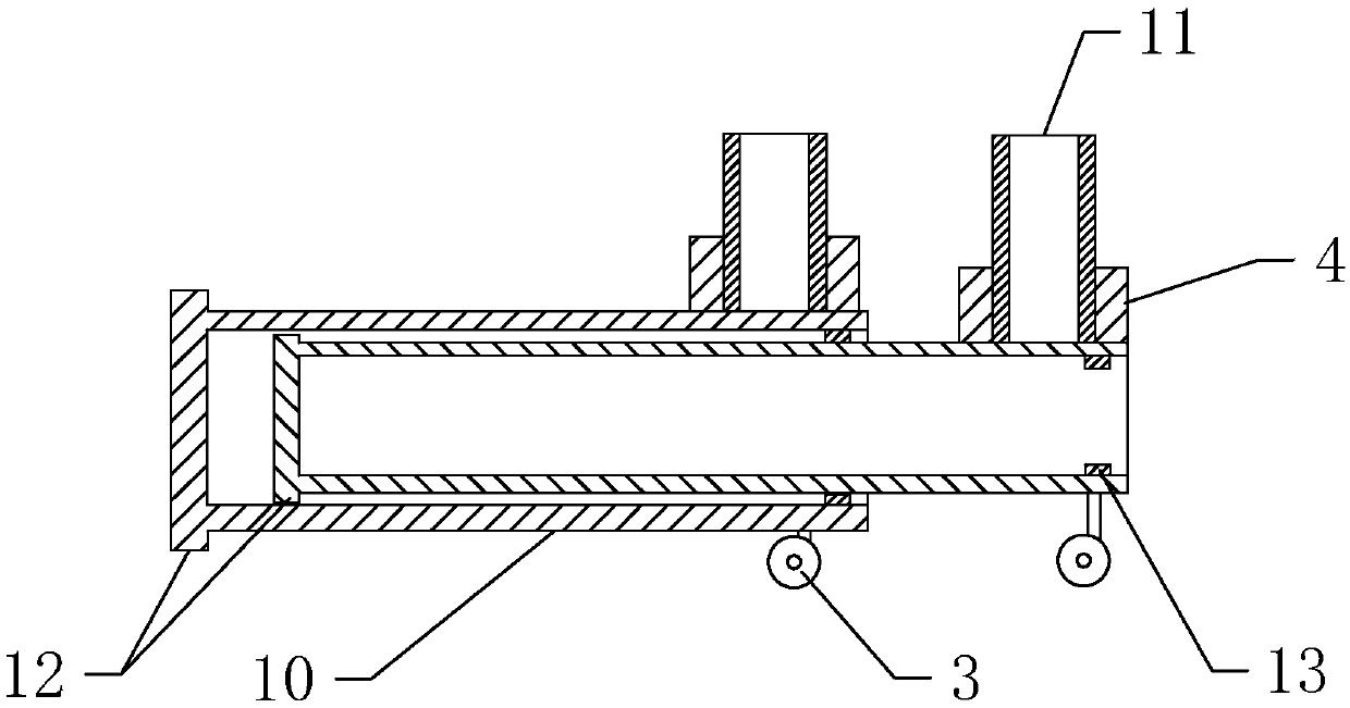 Sliding type folding wallboard