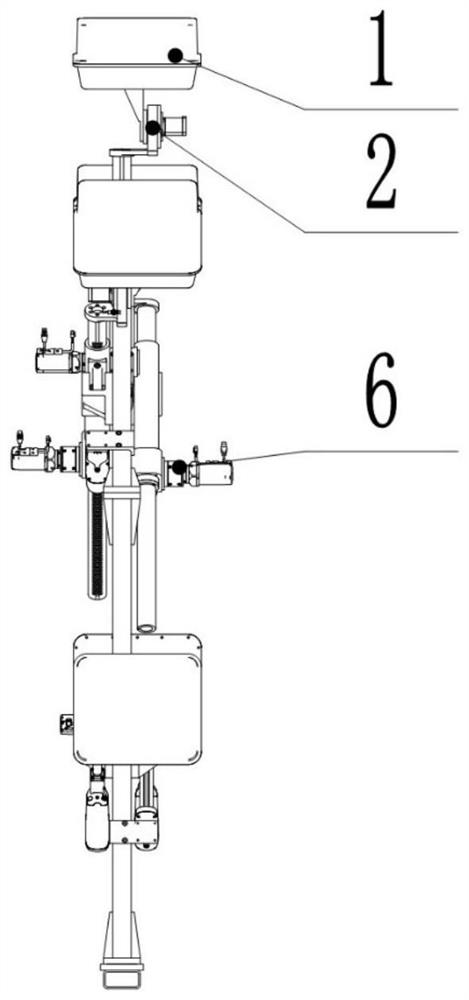 Multi-degree-of-freedom multi-channel non-contact vehicle-mounted ground penetrating radar detection device and method