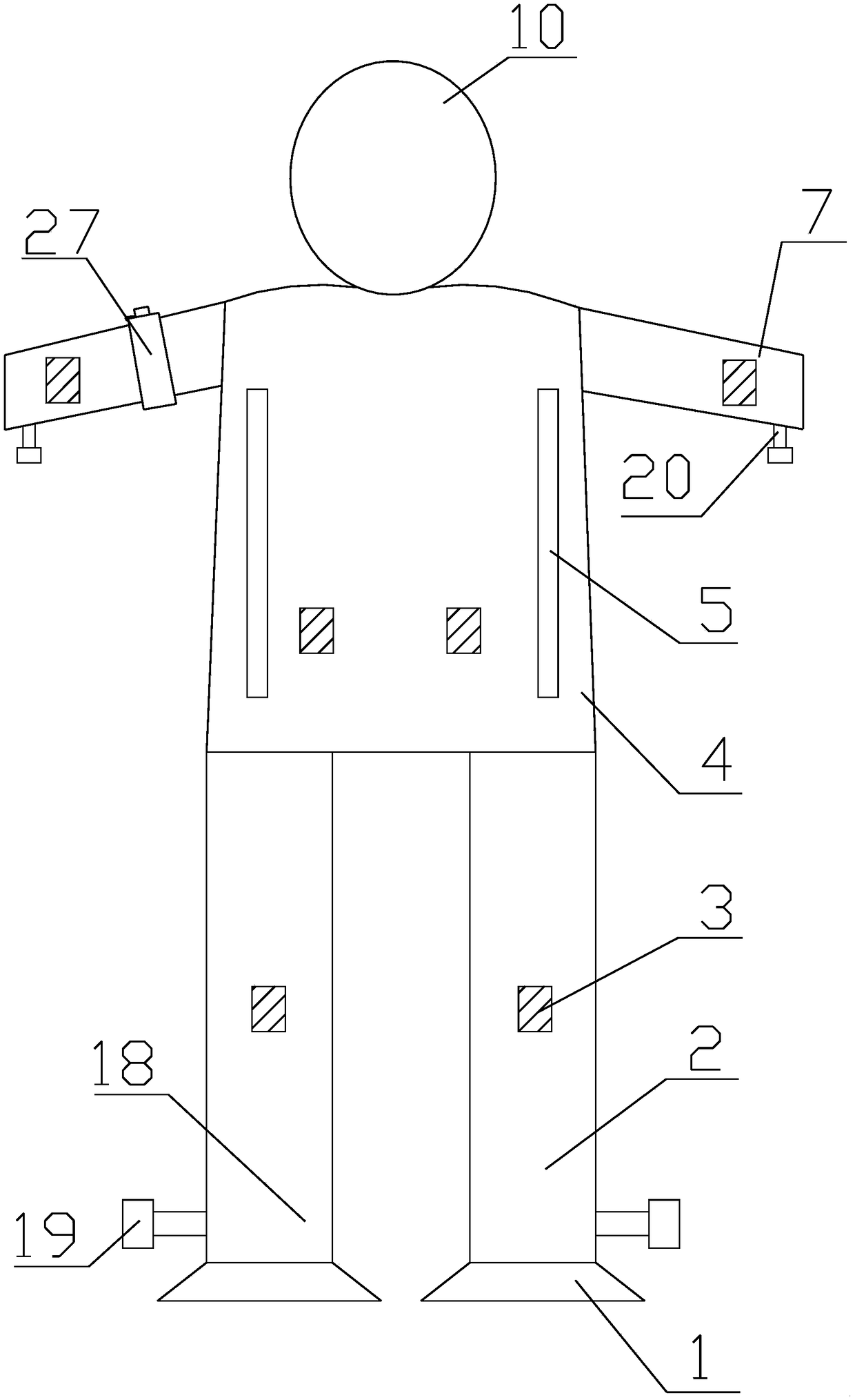 A high-safety clothing with positioning function and fall alarm function