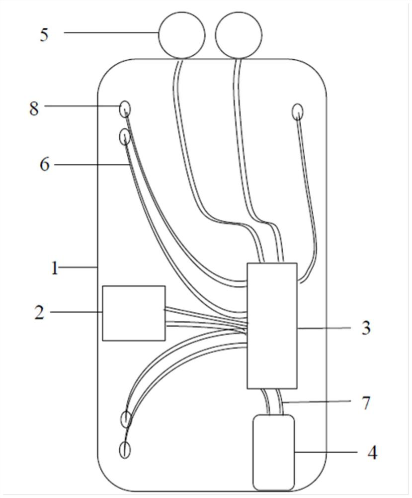 A mobile phone case and an intelligent anti-theft and early warning method based on the mobile phone case