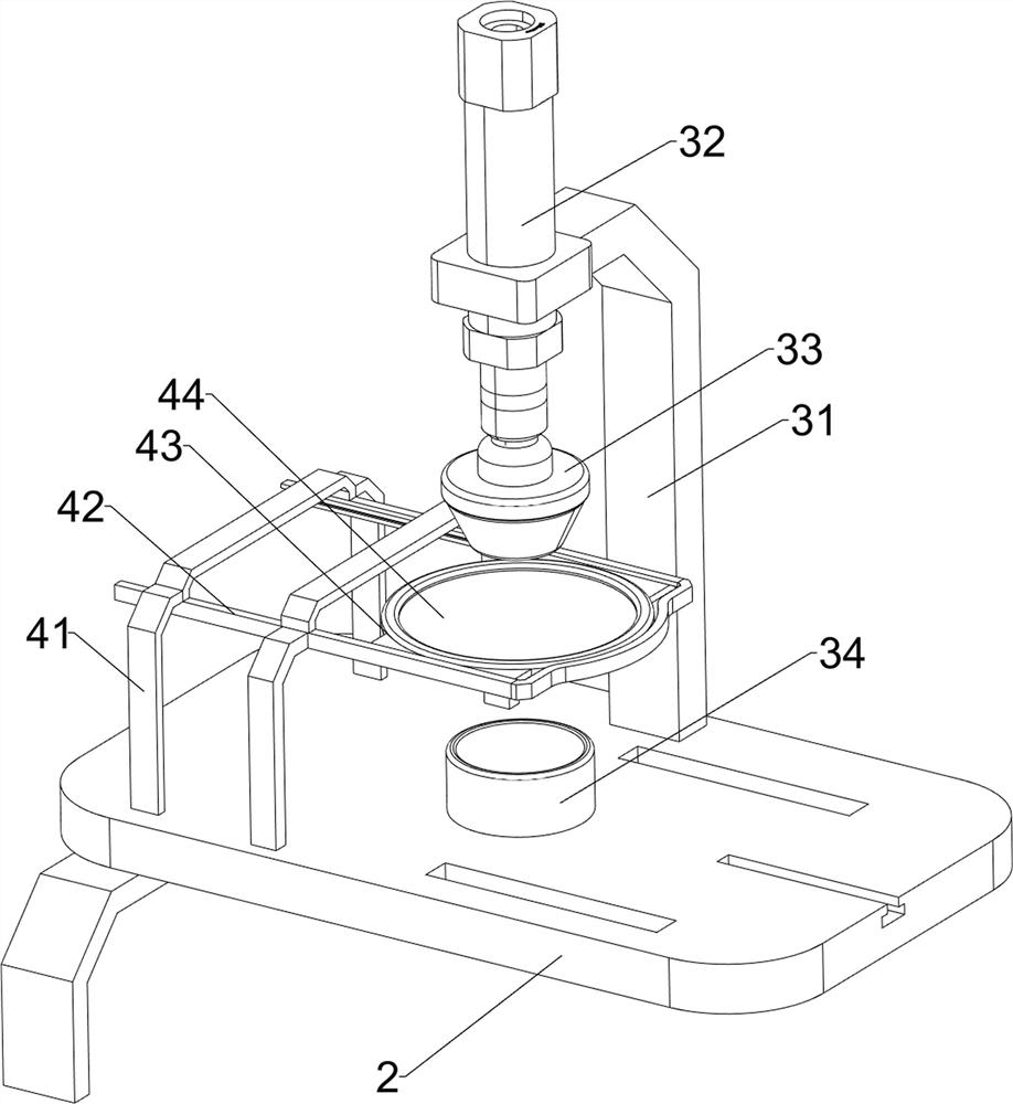 Egg tart skin forming equipment used in egg tart making