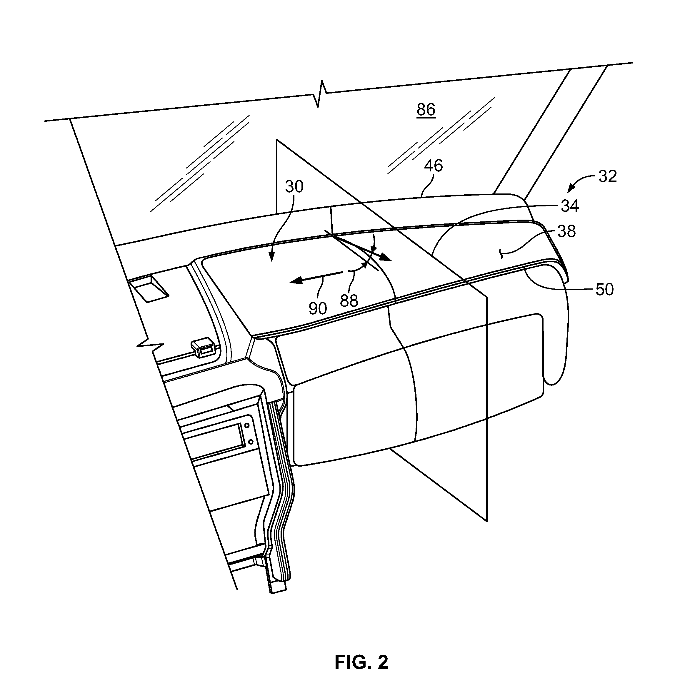 Seamless instrument panel passenger air bag door