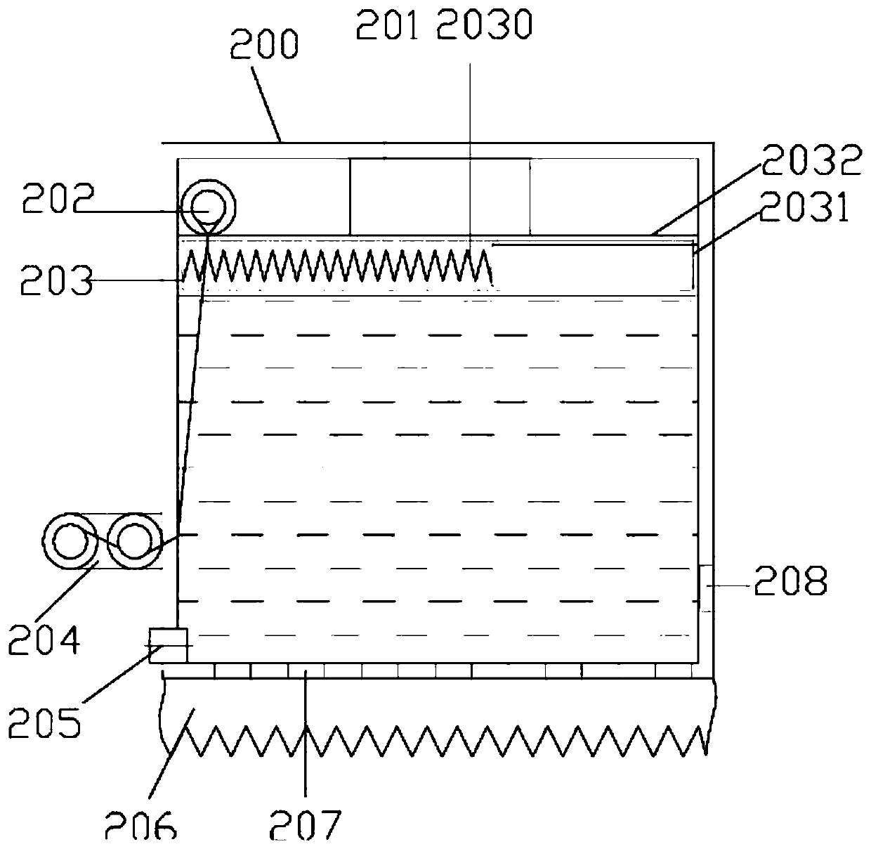 A high-voltage line deicing equipment