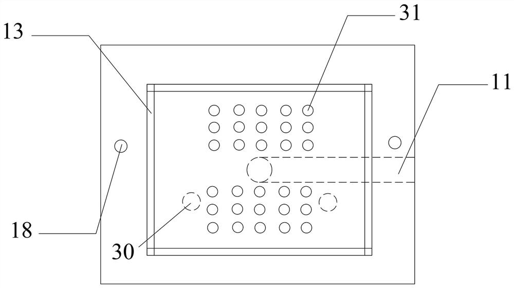 Sample preparation device and sample preparation method for preparing sample for geotechnical true triaxial test