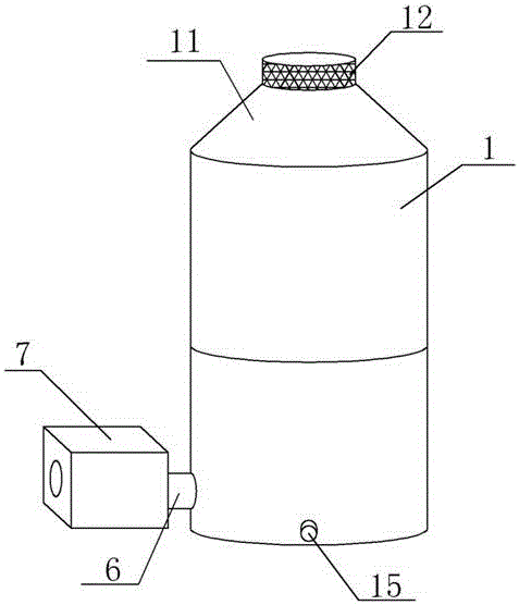 Small-sized multilayer dust removal and desulfurization device