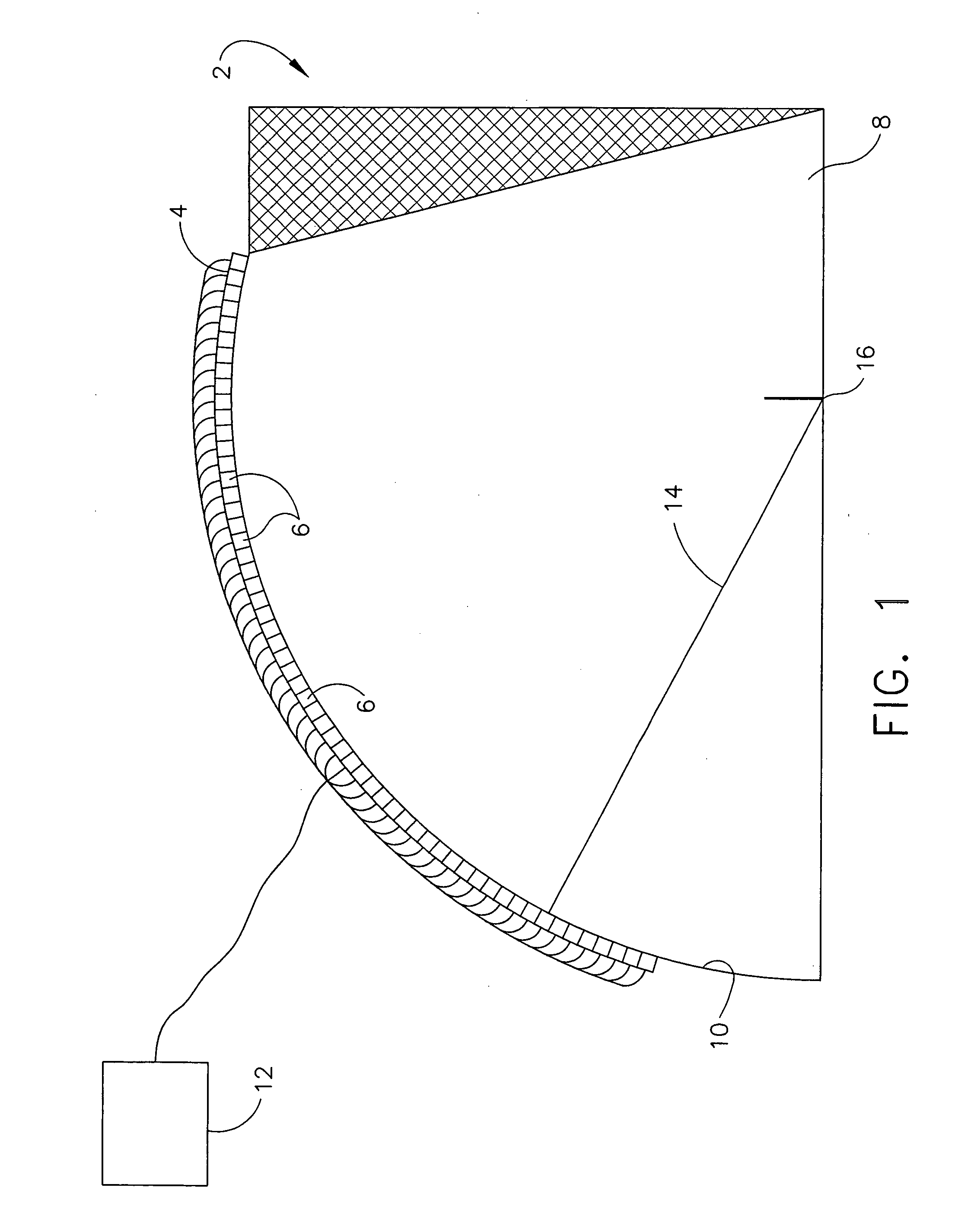 Uni-index variable angle phased array probe