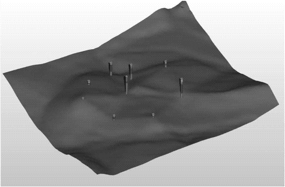 Geological 3D modeling method and system for simulating spatial development trend of geological phenomenon