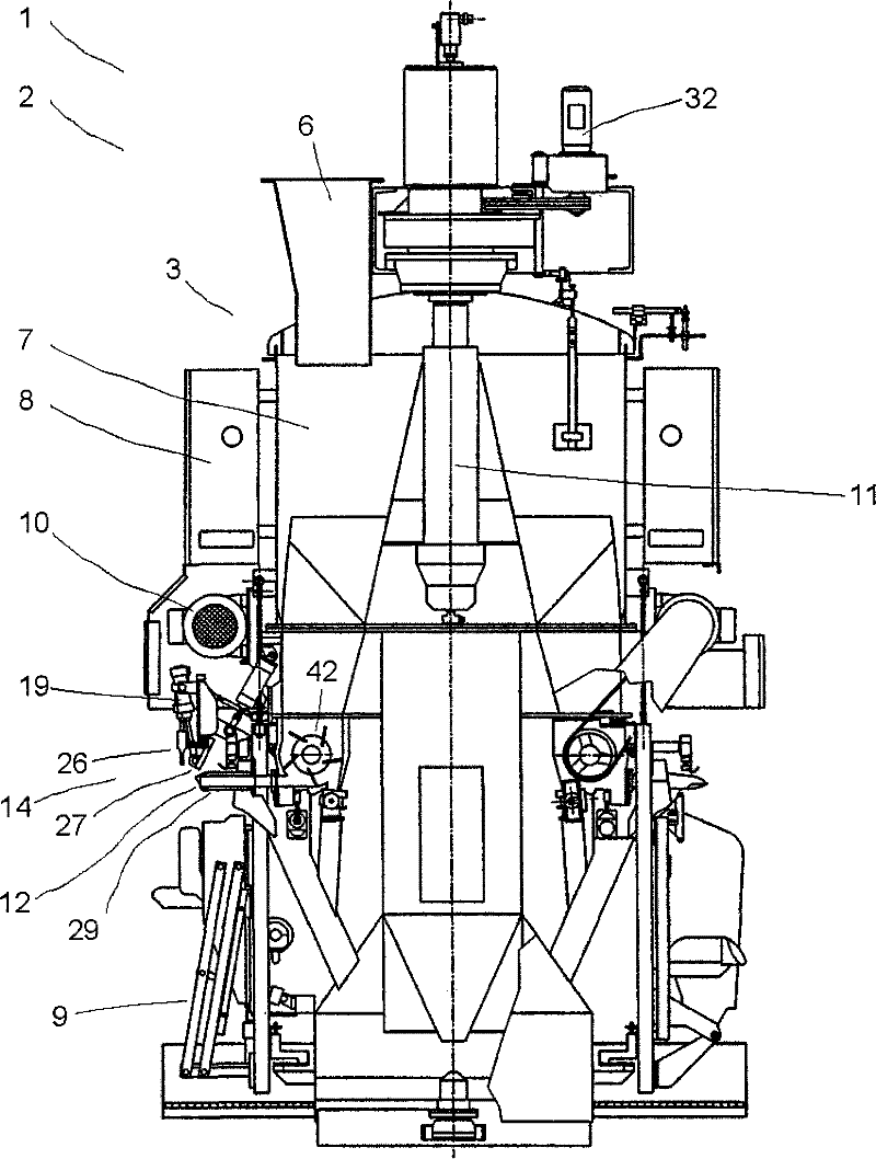 Packing machine and packing method for filling bags