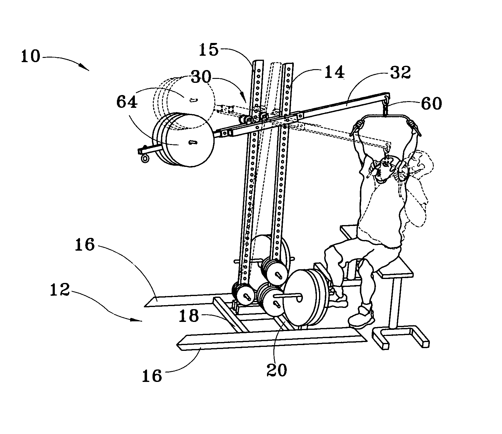 Weight exercise device