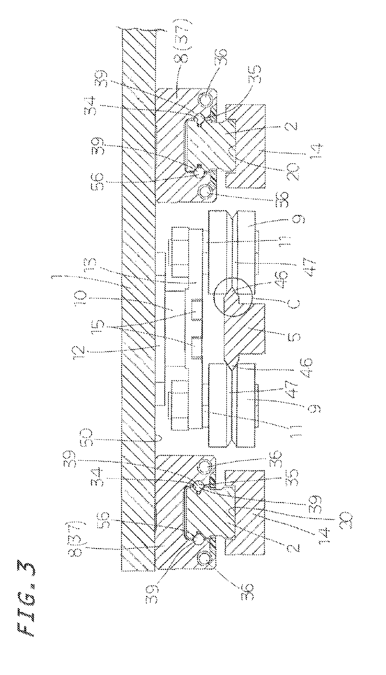 Table circulation guide device