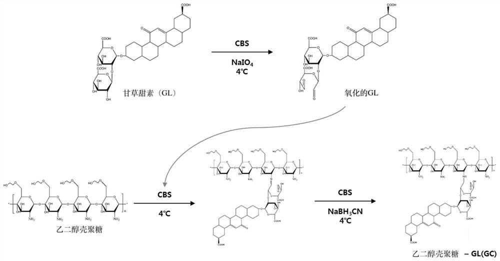 Glycyrrhizin-glycol chitosan conjugate-coated iron oxide nanoparticles and use thereof