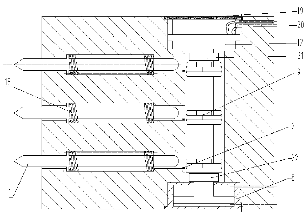 Variable frequency vibrating bucket and operating system