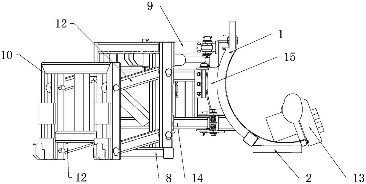 Fast leveling device for asphalt pavement