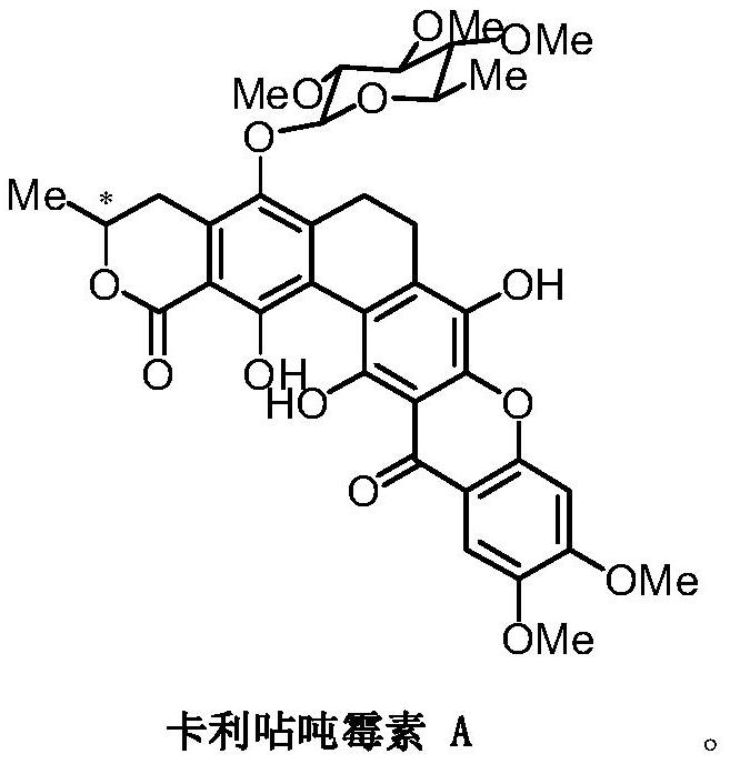 A glycosyl ligand of calixanthamycin A and its intermediate and preparation method