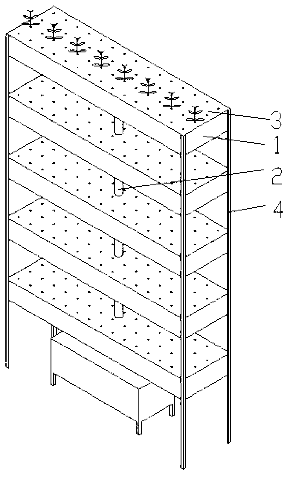 Aeroponic cultivation and water cultivation combined cultivation device for use on balcony