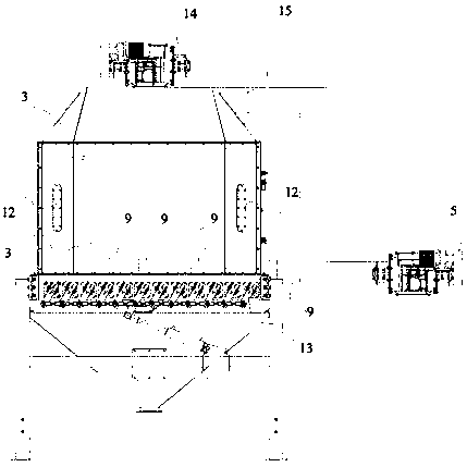 Feed temperature control cooling device and cooling method thereof