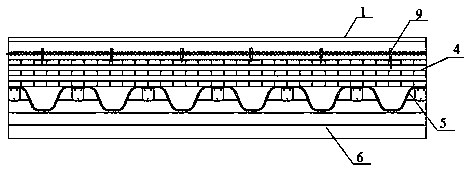 A COCS combine bridge deck structure