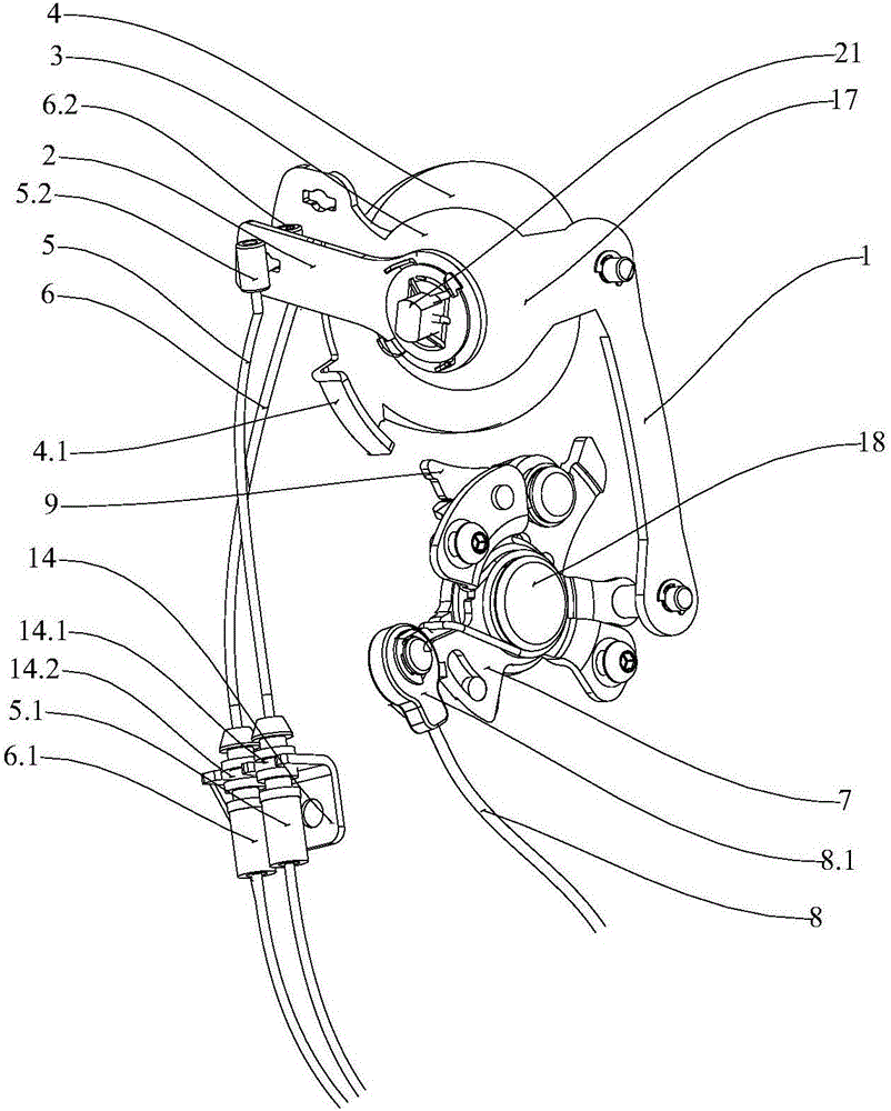 Slideway linkage unlocking mechanism of automobile seat backrest