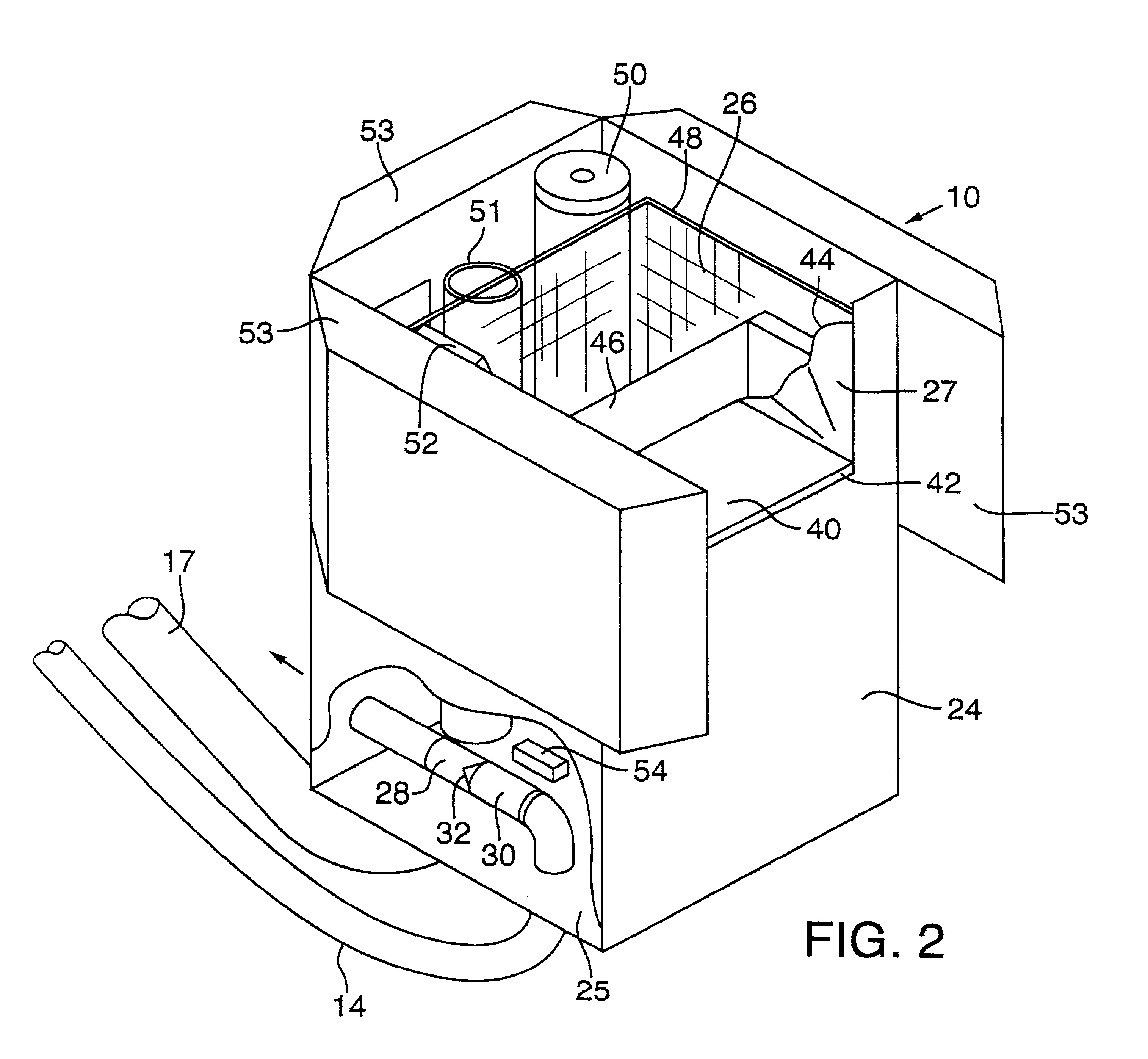 Accumulating automatic skimmer