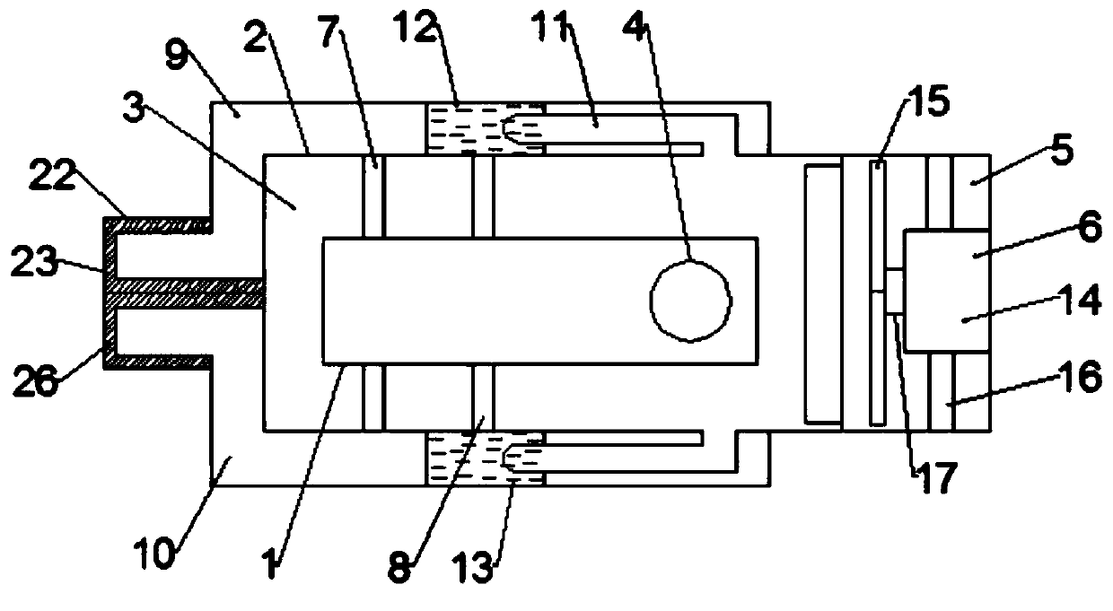 An environment-friendly double-layer automobile exhaust pipe