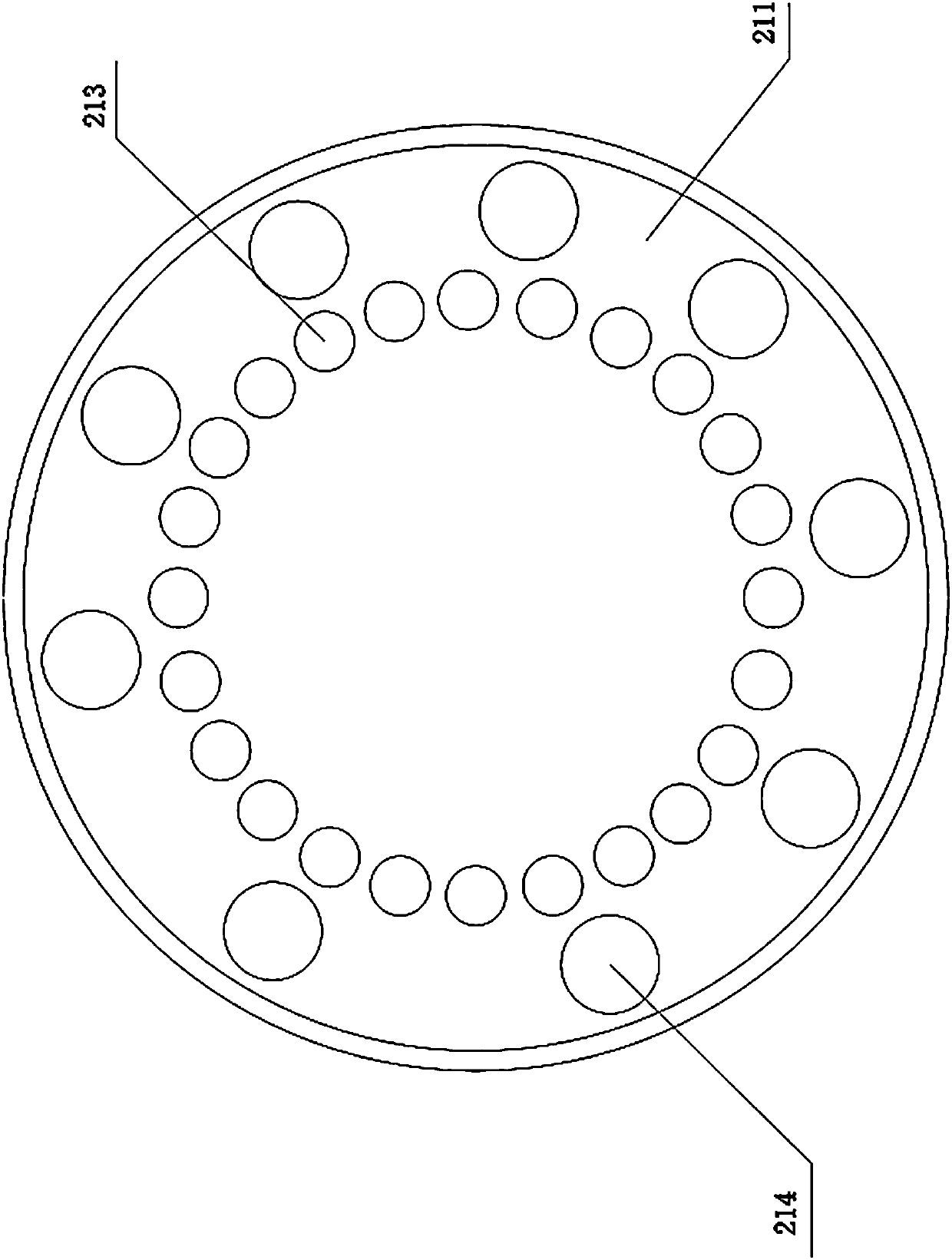 Cylindrical combined heat exchanger