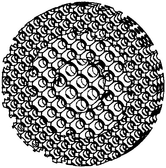 Open-pore structure biomedical zinc material with aperture gradient distribution and preparation method thereof