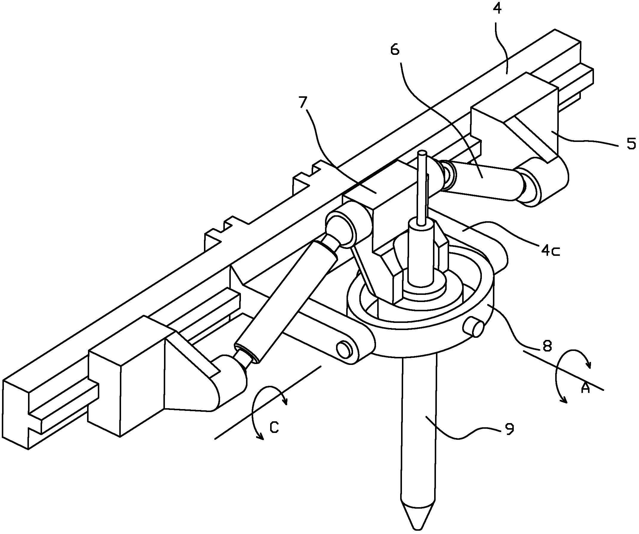 A hybrid five-axis laser cutting machine